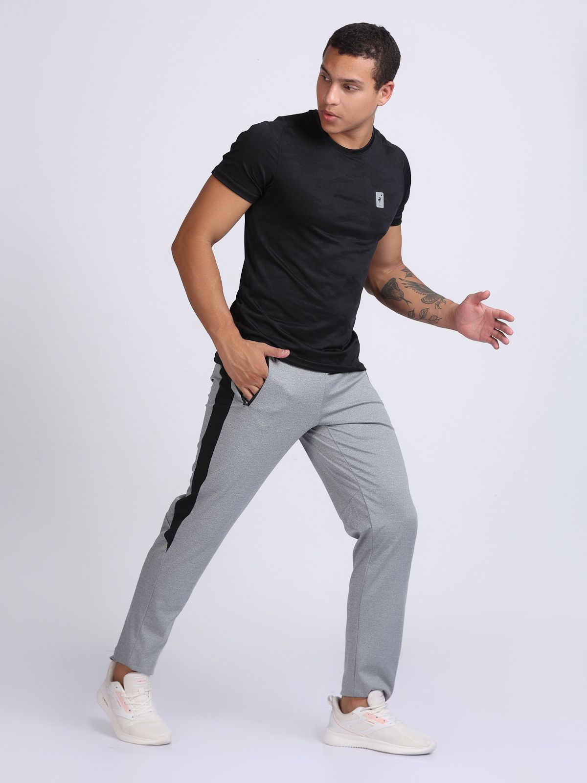 T-Pant Cool Stretch Light Grey Best Sports pant